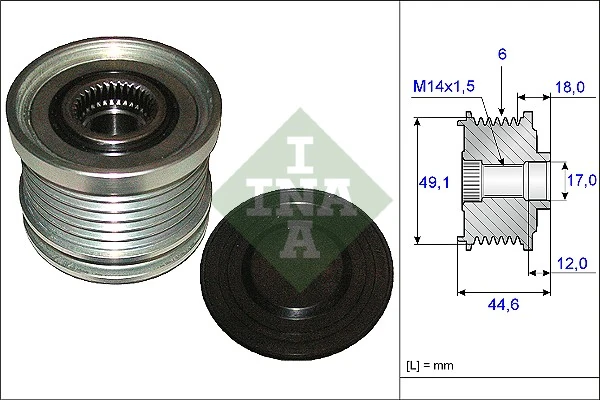 Alternator Freewheel Clutch